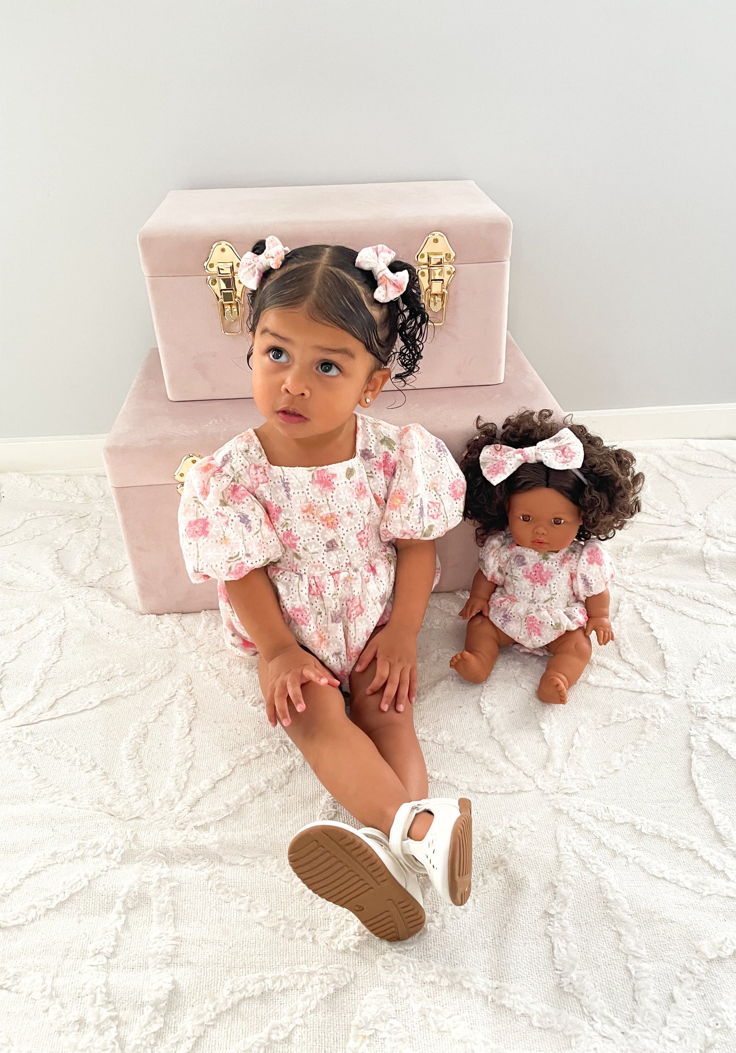 Field Of Flowers Dolls Romper