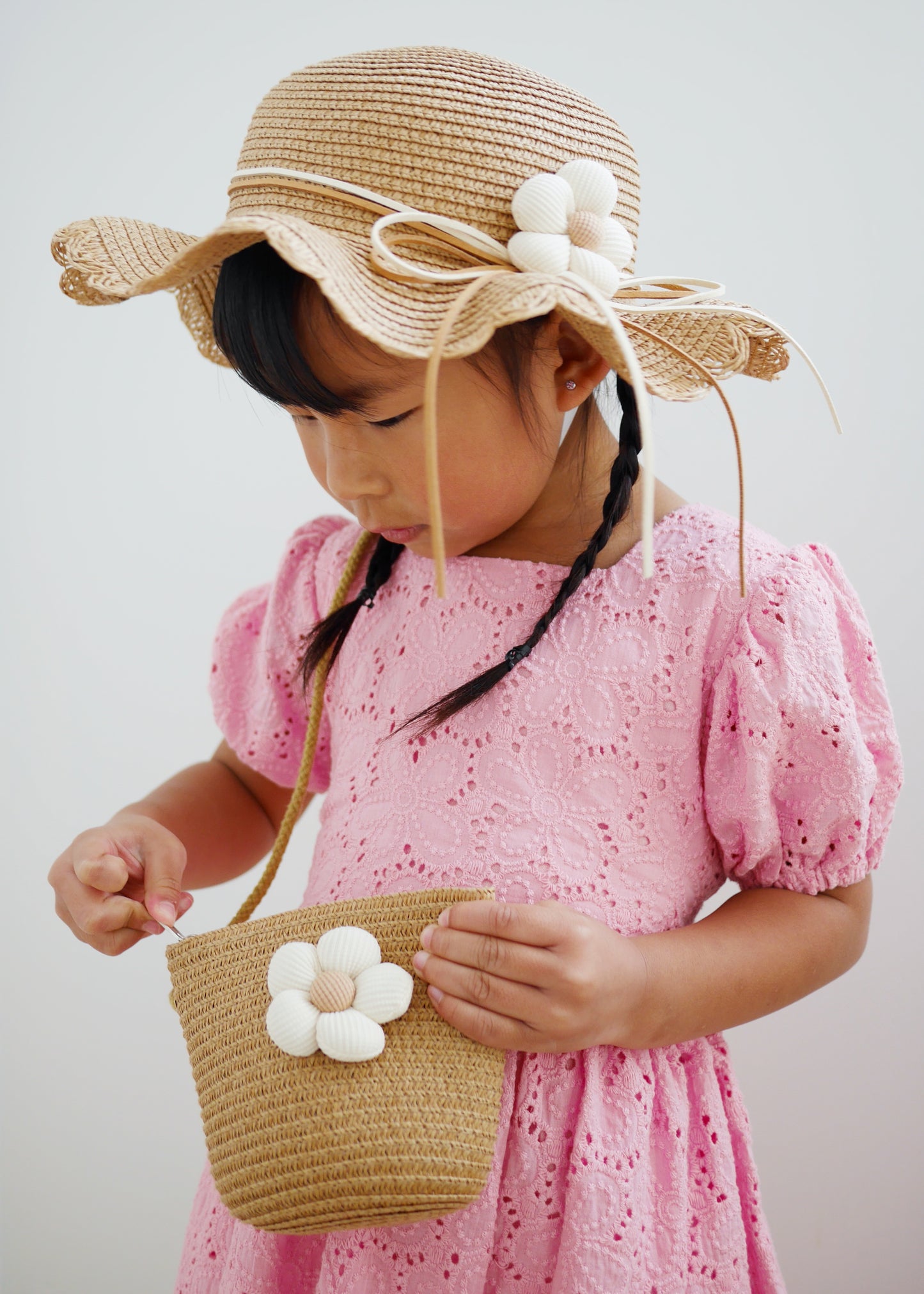 Flower Hat & Bag(Set)