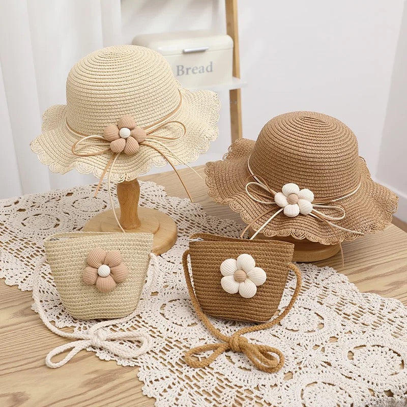 Flower Hat & Bag(Set)