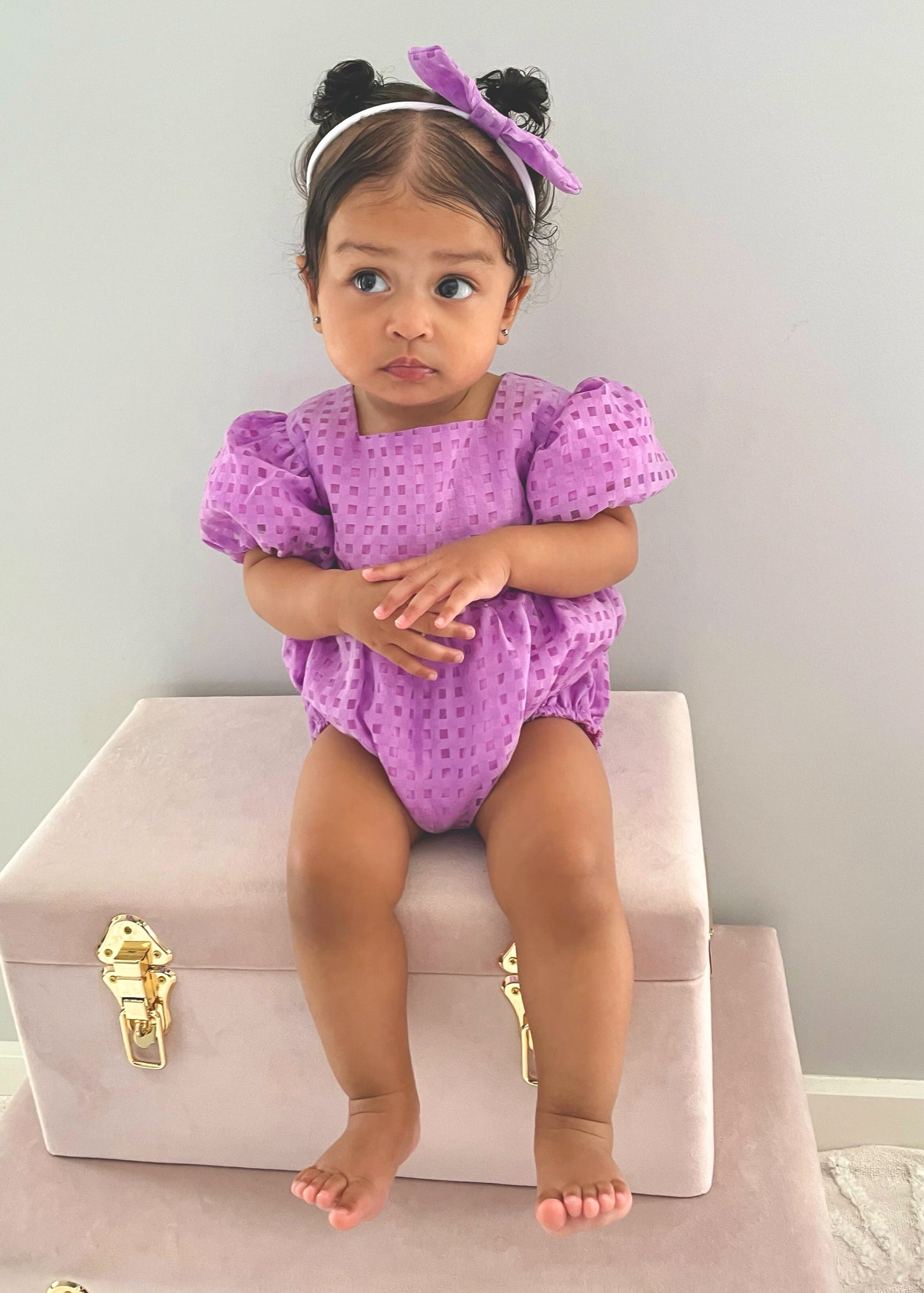 Amor Orchid Romper