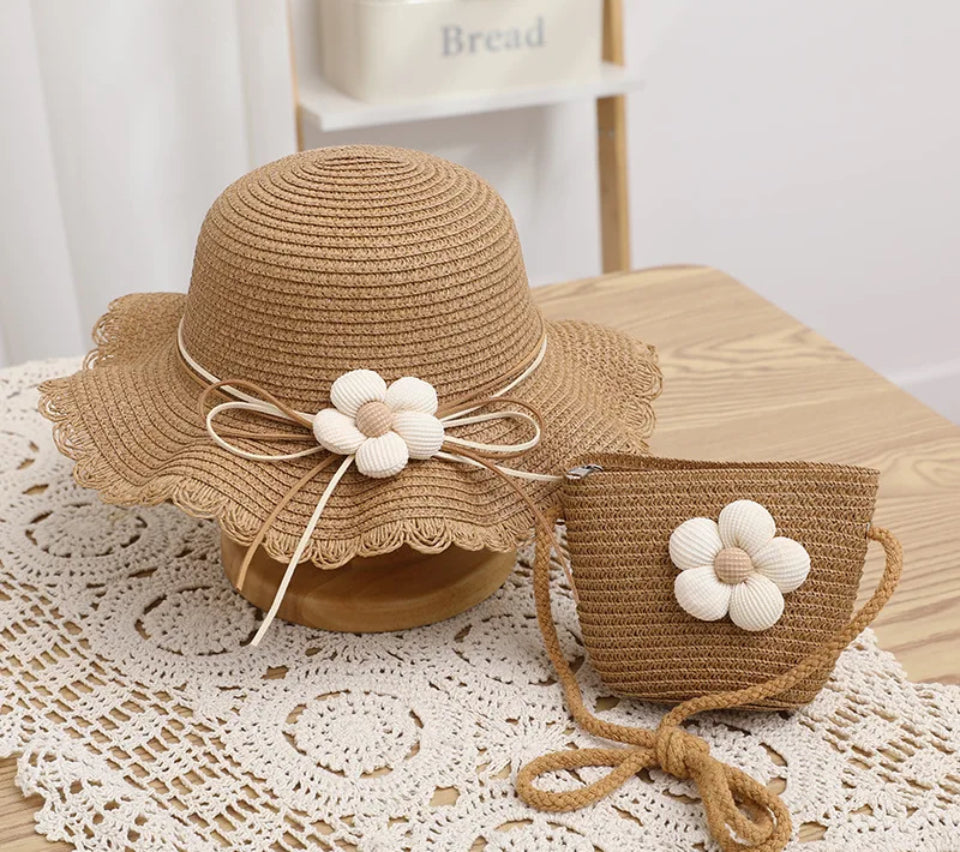 Flower Hat & Bag(Set)