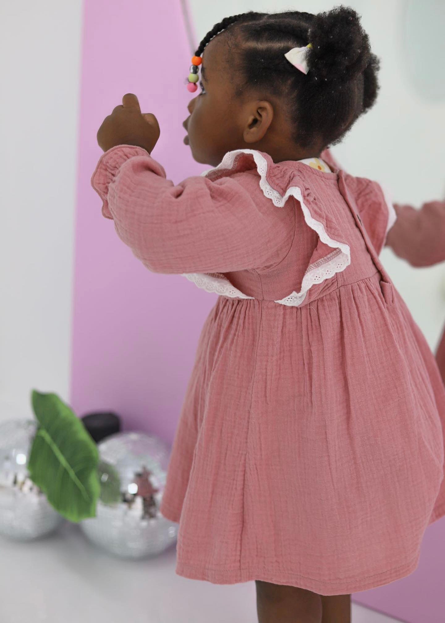 Little Loco Flare Dress (Watermelon Rose)