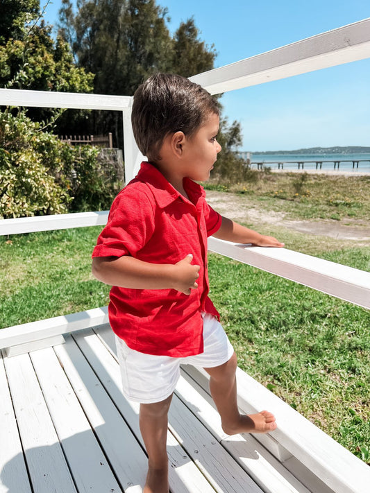 Boys Navidad Shorts