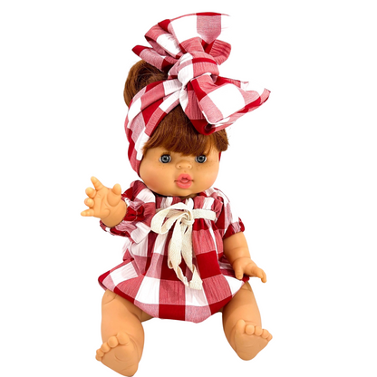 Señorita Red Dolls Romper