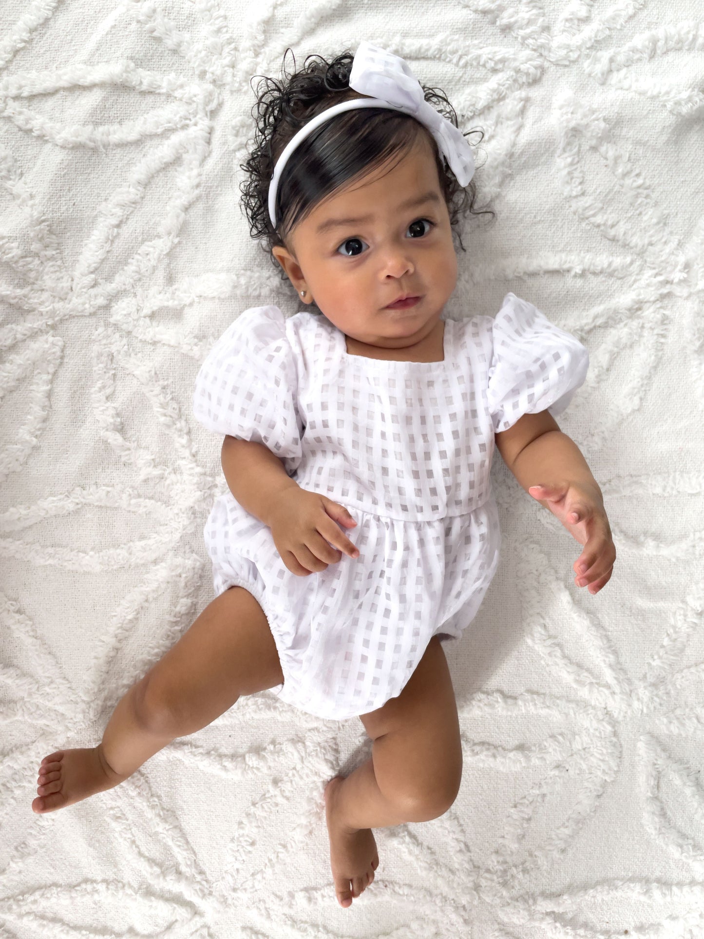 Amor White Romper