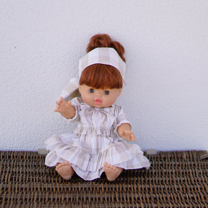 Señorita Beige Doll’s Dress.