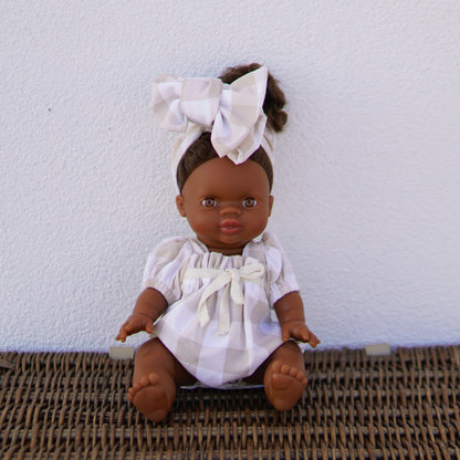 Señorita Beige Dolls Romper