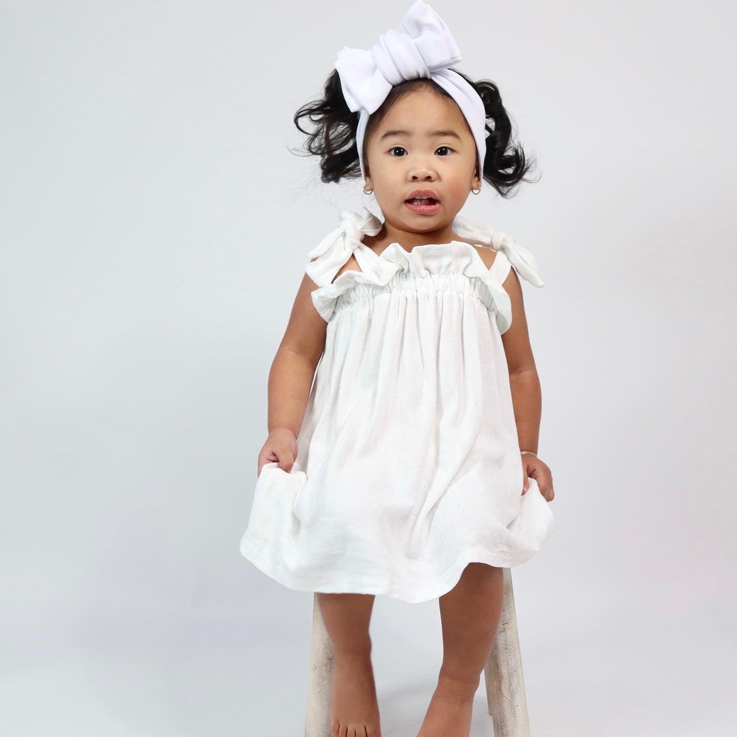 White Navidad Dress