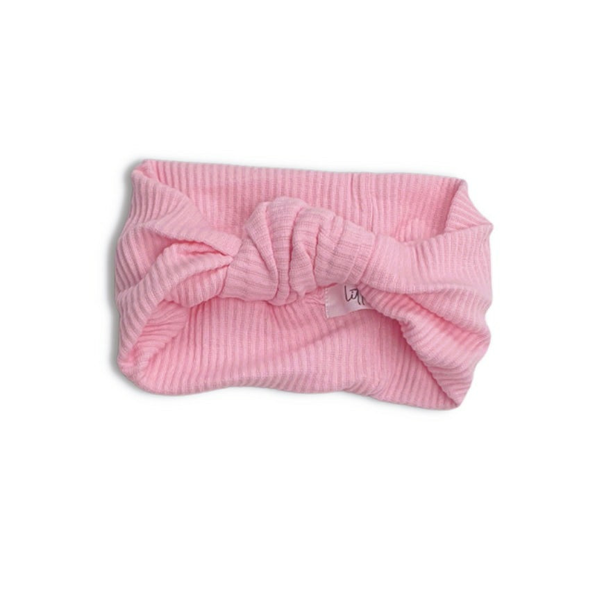 Aspen Ribbed Headband Pink