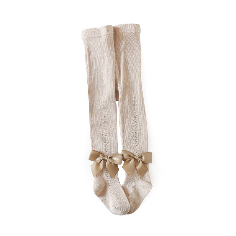 Open Work Spanish Tights (Beige)