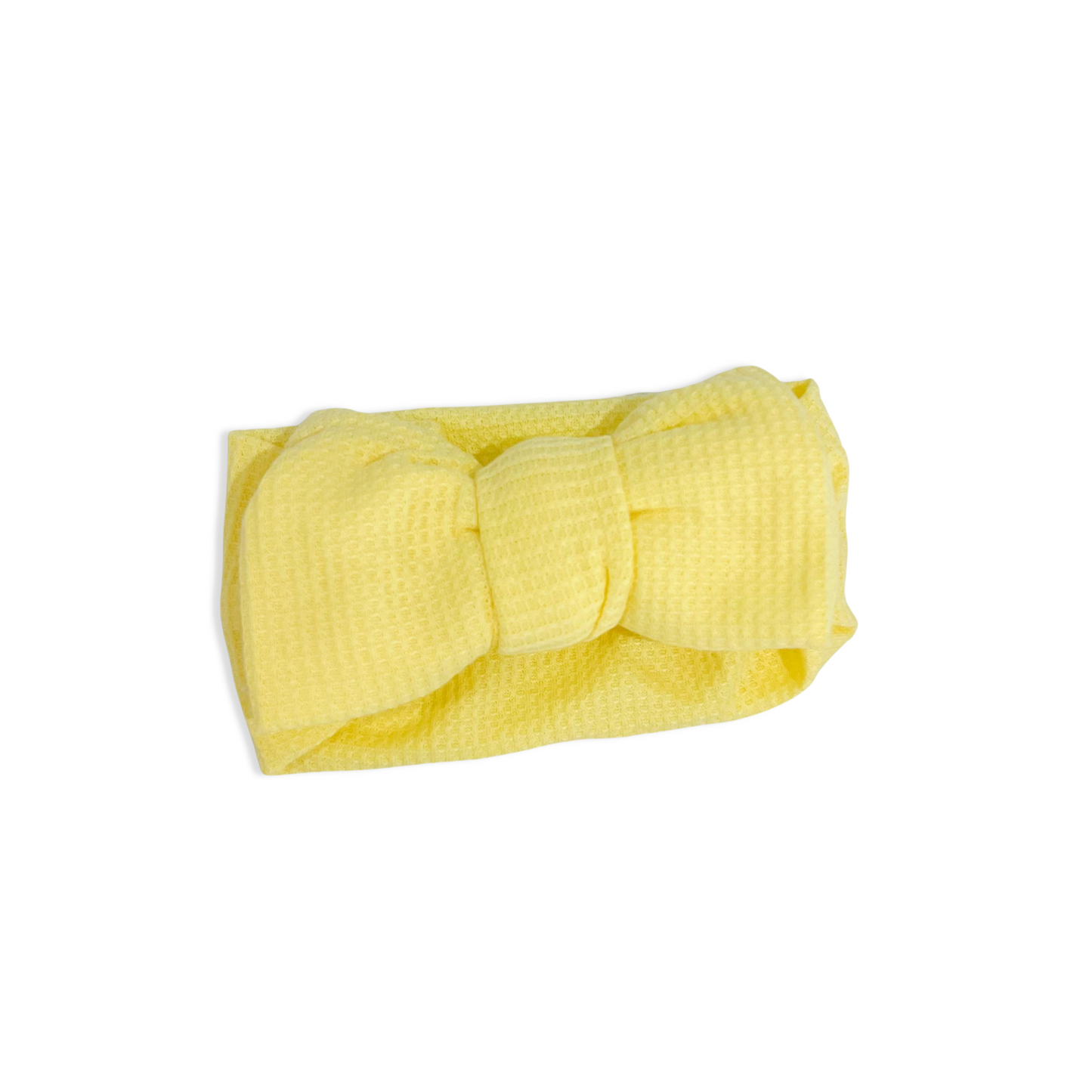 Yellow Waffle Headband