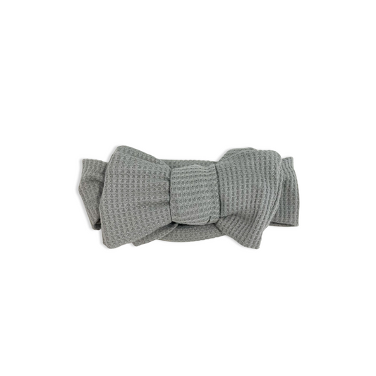 Grey Waffle Headband