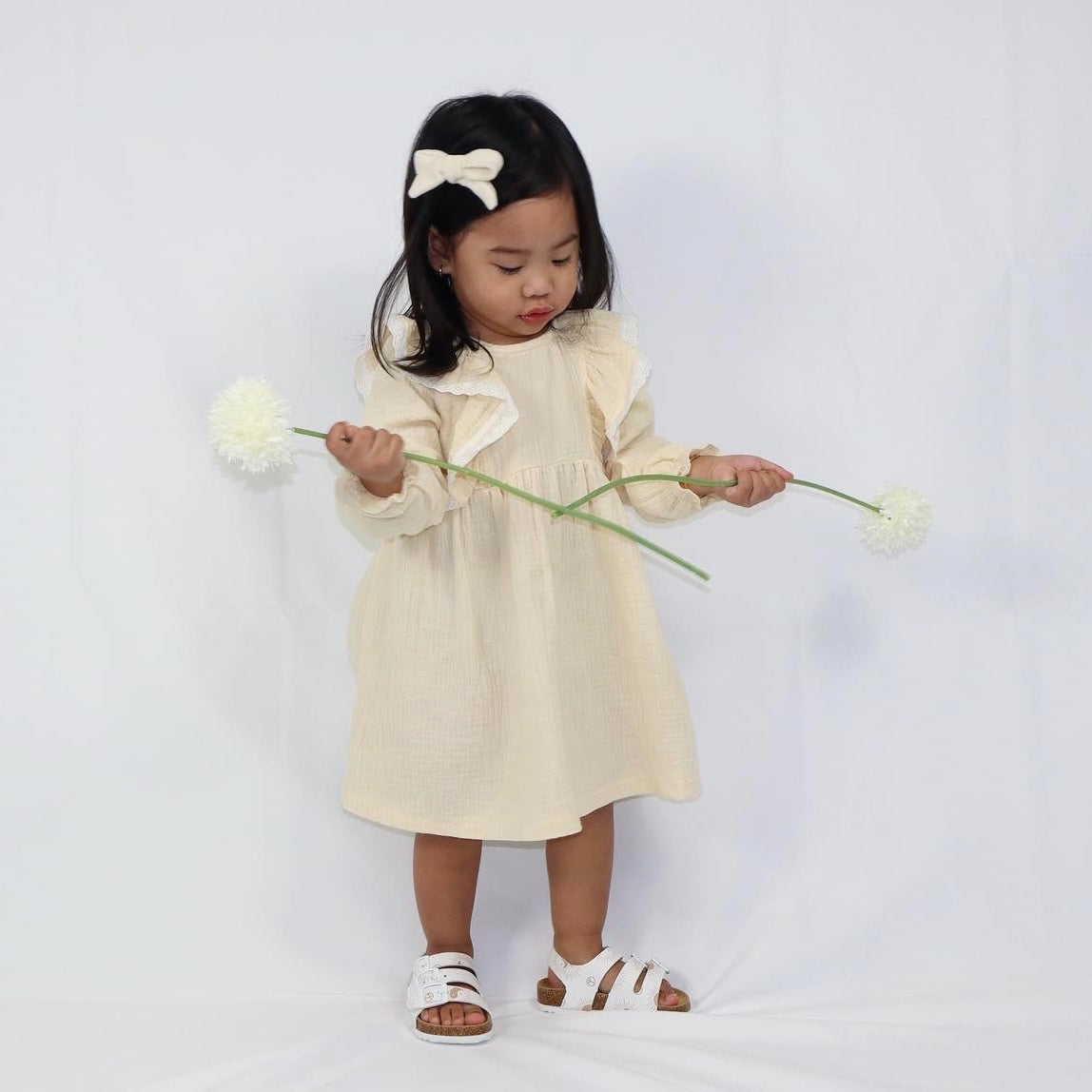 Little Loco Flare Dress (Cream)