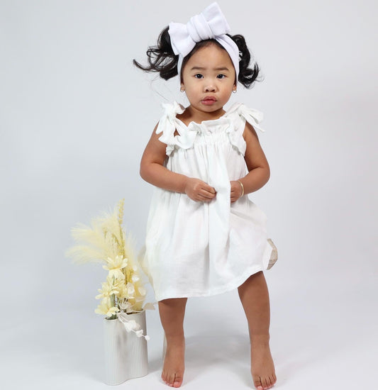 White Navidad Dress