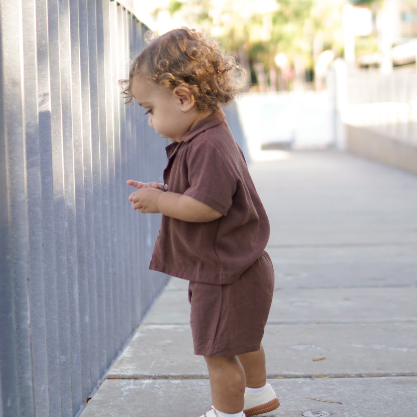 Nuevo Linen Set (Chocolate Brown)