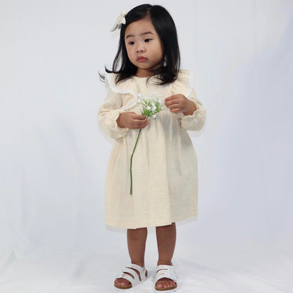 Little Loco Flare Dress (Cream)