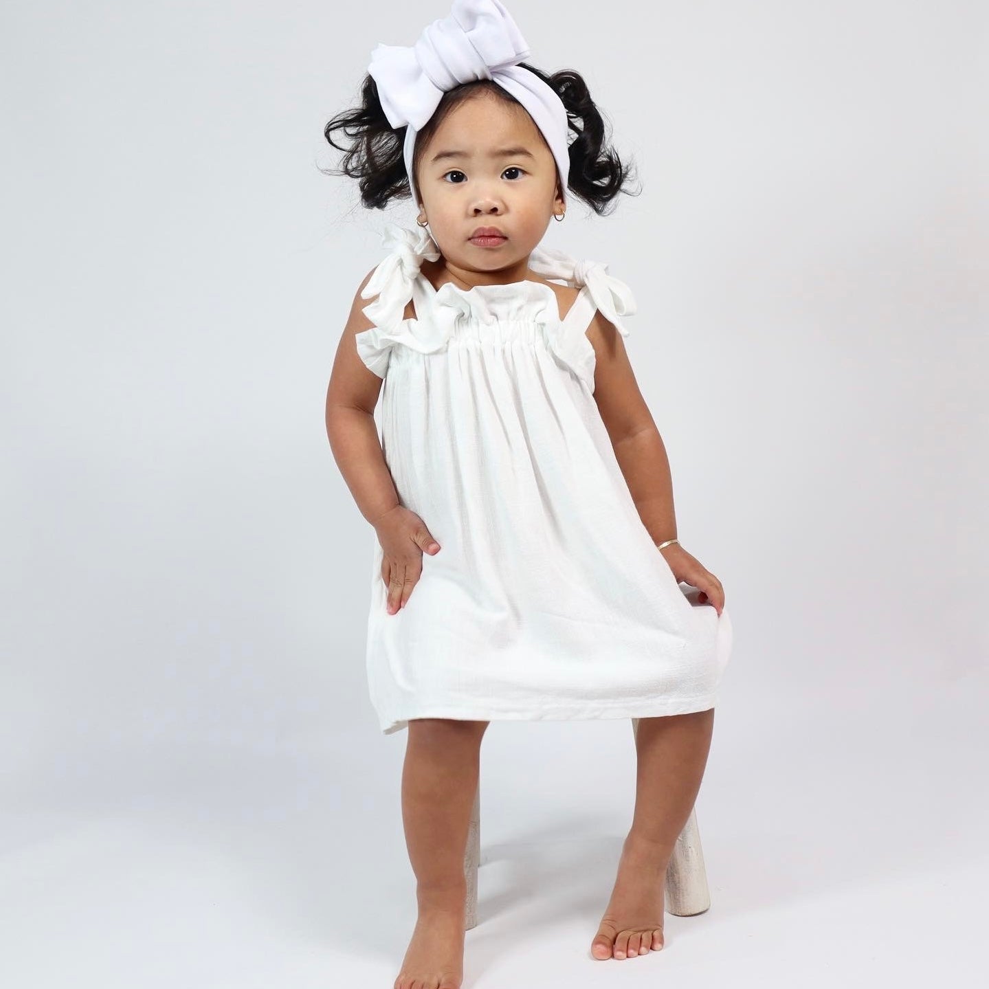 White Navidad Dress